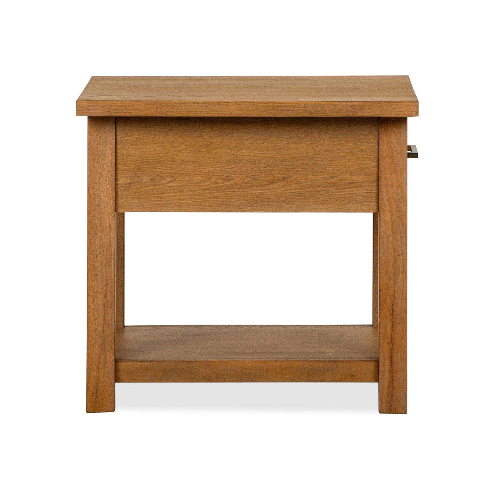 Magnussen Home Lindon Belgian Wheat Drawer End Table