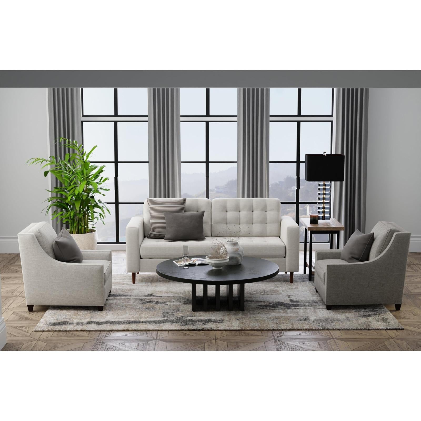Feizy Richmond 39R7F Modern Abstract Rug in Tan/Gray