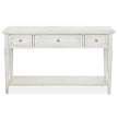 Magnussen Home Newport Alabaster Rectangular Sofa Table
