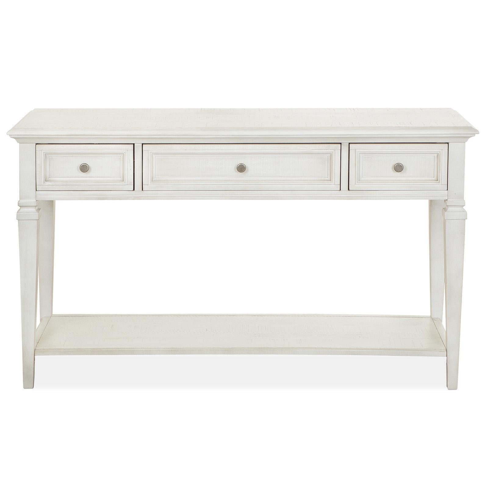 Magnussen Home Newport Alabaster Rectangular Sofa Table