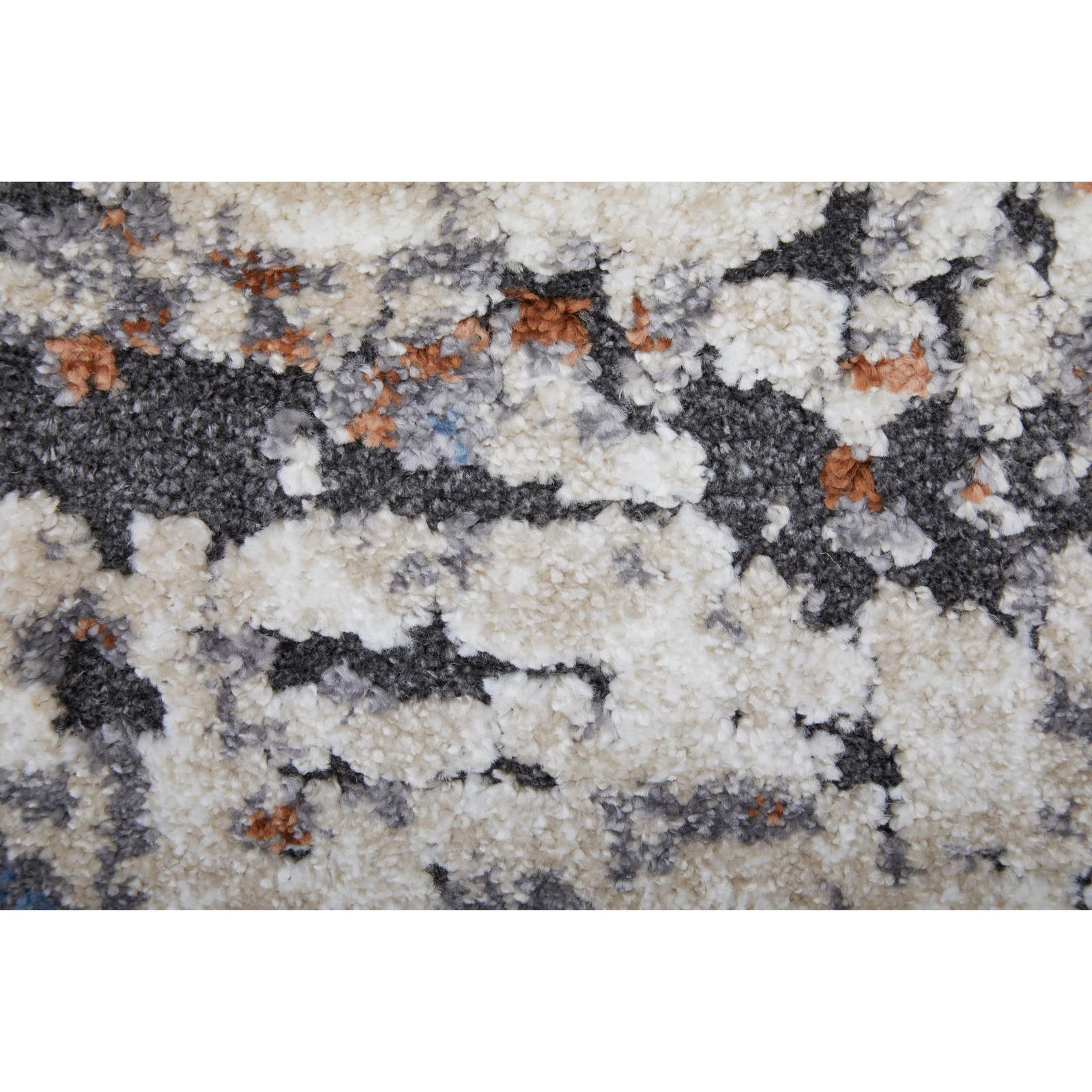 Feizy Gilmore 39MLF Modern Abstract, Ivory/Blue/Gray, Rug