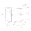 Sunpan Celine Nightstand New