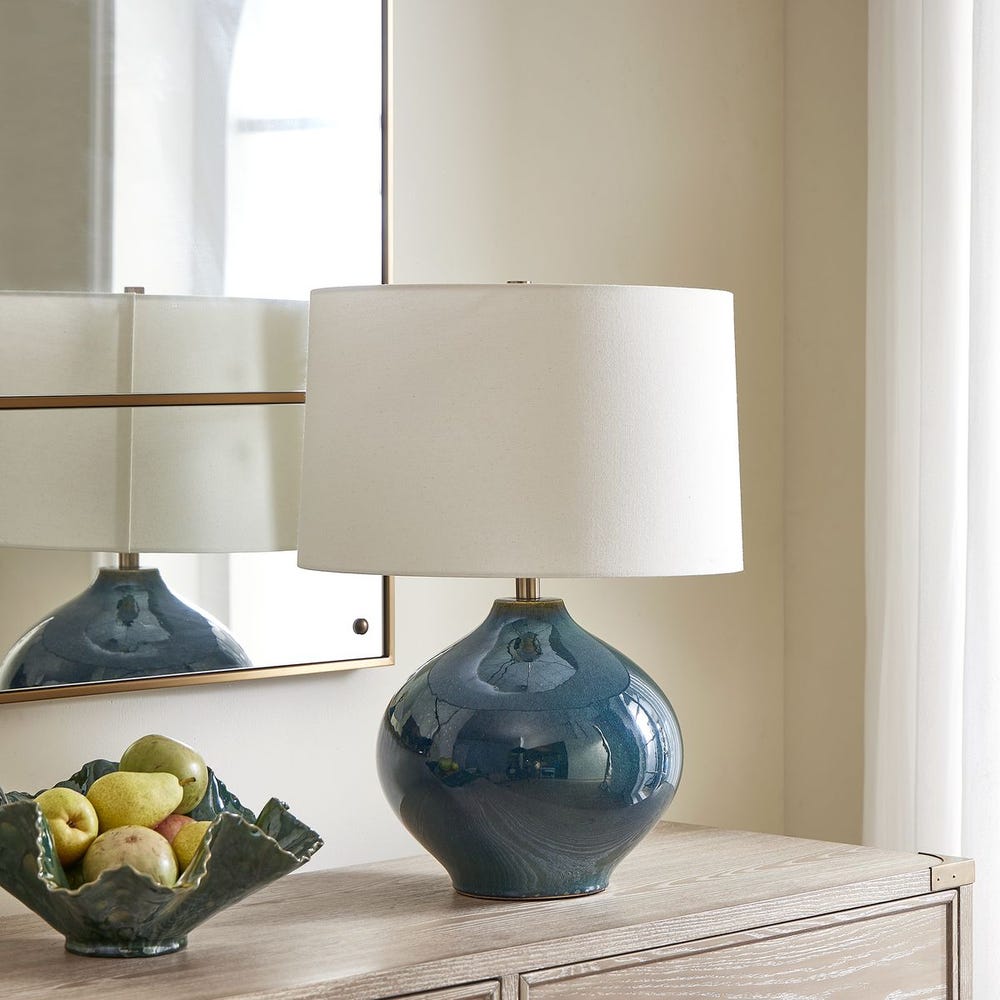 Uttermost Corrine Deep Blue Table Lamp