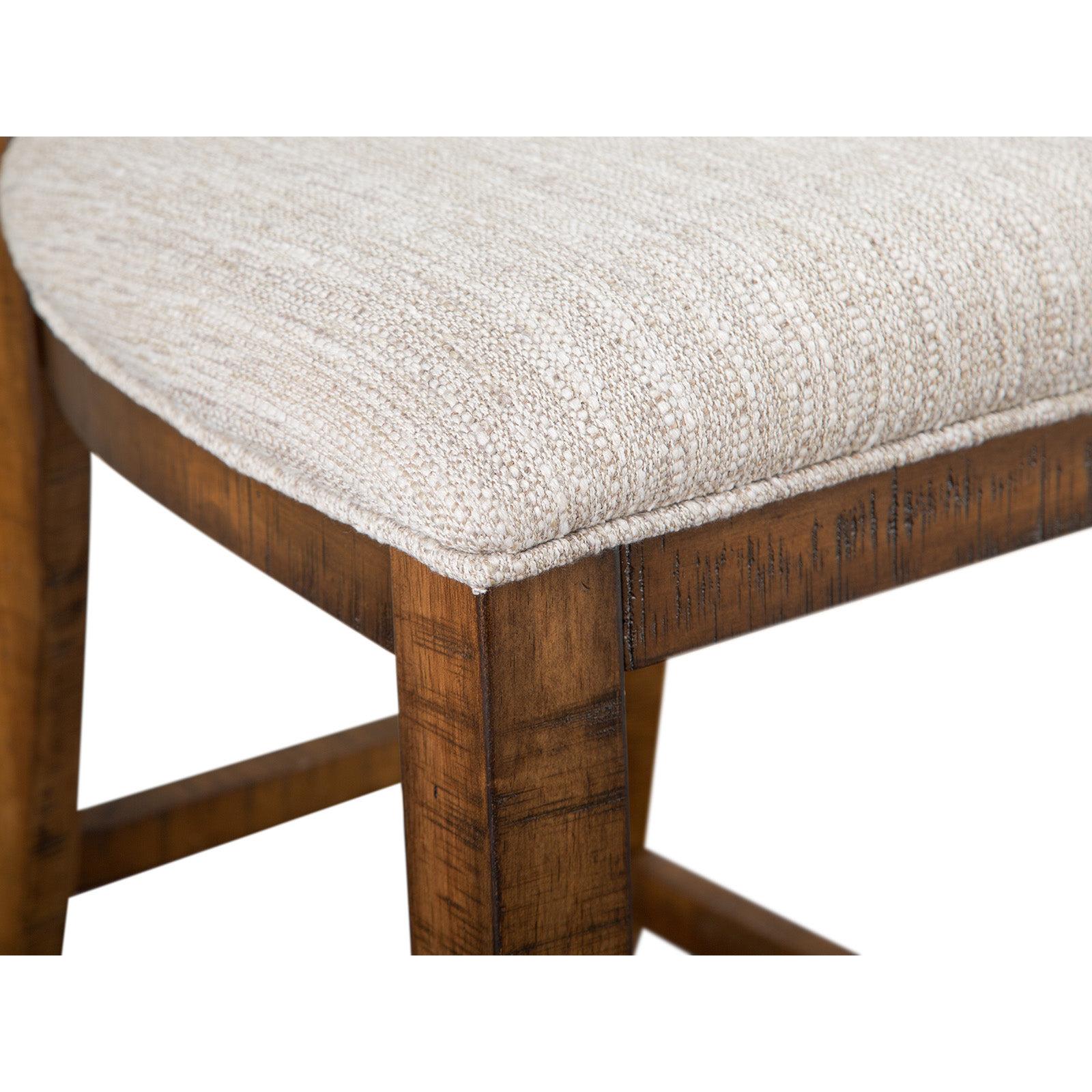 Magnussen Home Bay Creek Toasted Nutmeg Upholstered Counter Chair Set of 2