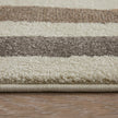 Feizy Eden 39QXF Modern Abstract Rug in Ivory/Brown/Blue