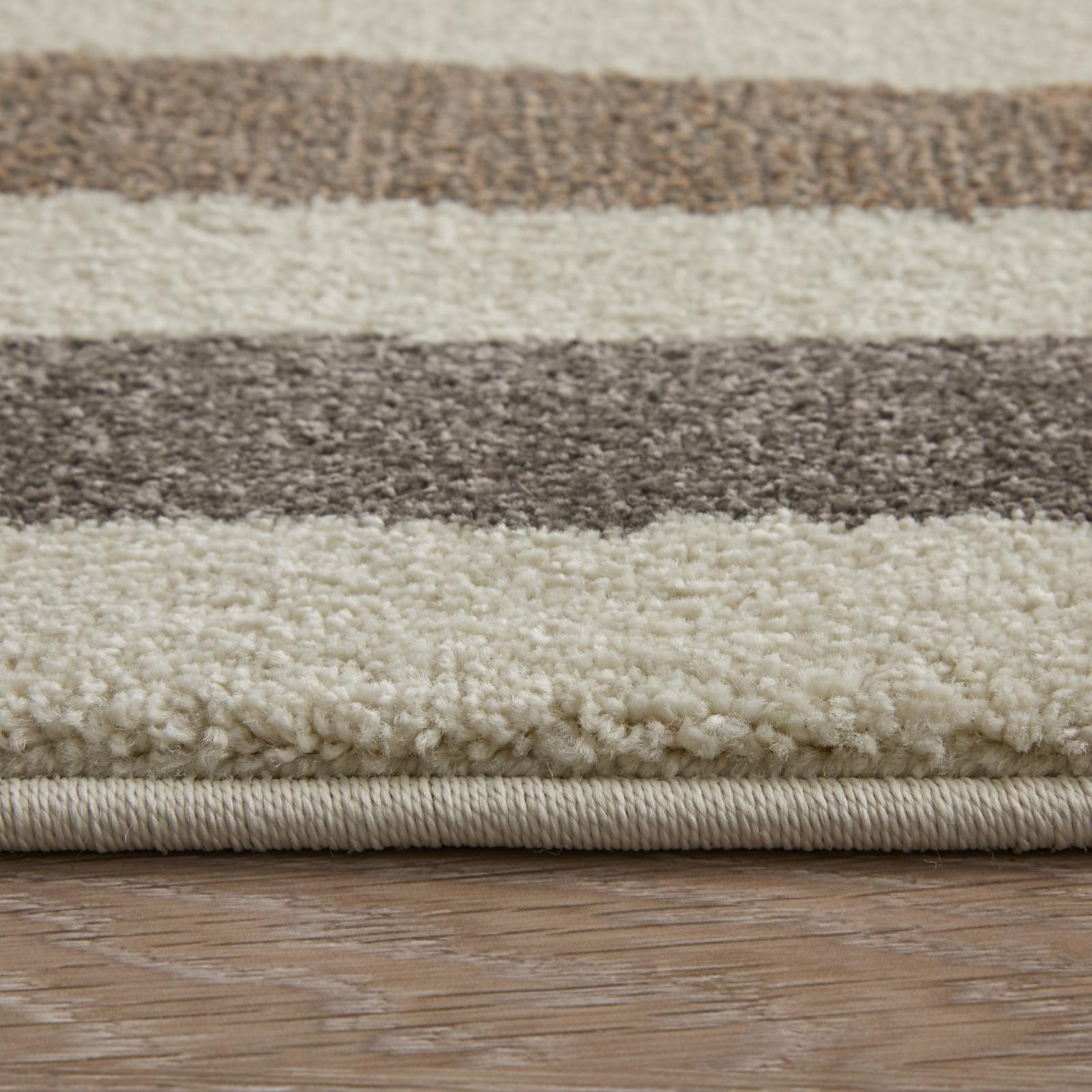 Feizy Eden 39QXF Modern Abstract Rug in Ivory/Brown/Blue