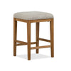 Magnussen Home Lindon Belgian Wheat Upholstered Stool