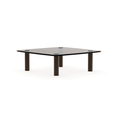Caracole Resurface Bronze Glass Cocktail Table