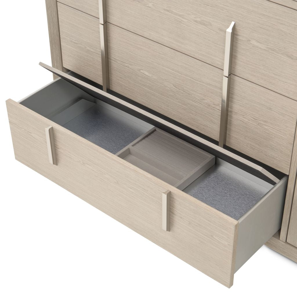 Michael Amini Lotus Bay 5-Drawer Chest - Sand