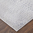 Feizy Prasad 39N8F Modern Distressed in Ivory/Silver/Gray
