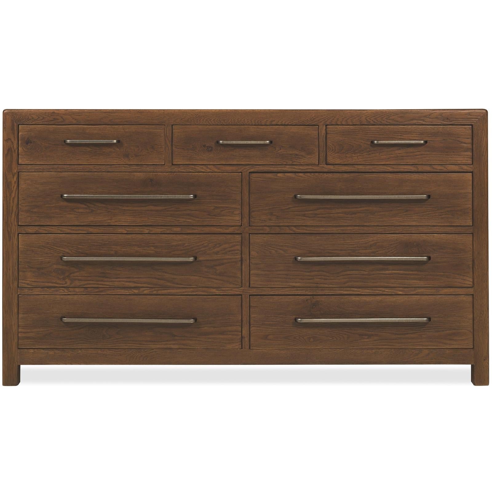 Hooker Furniture Driftwood Nine-Drawer Dresser