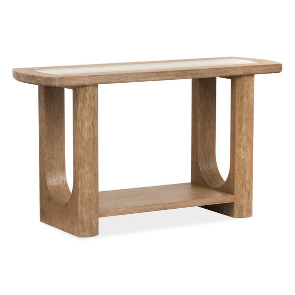 Magnussen Home Bradford Riverbed Beige Rectangular Sofa Table