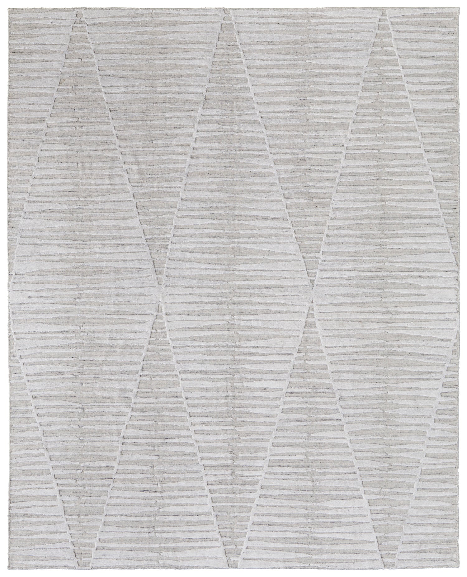 Feizy Elias 69FVF Rug in Ivory/Gray