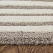 Feizy Kimball 8A31F Transitional Abstract Rug in Taupe/Ivory