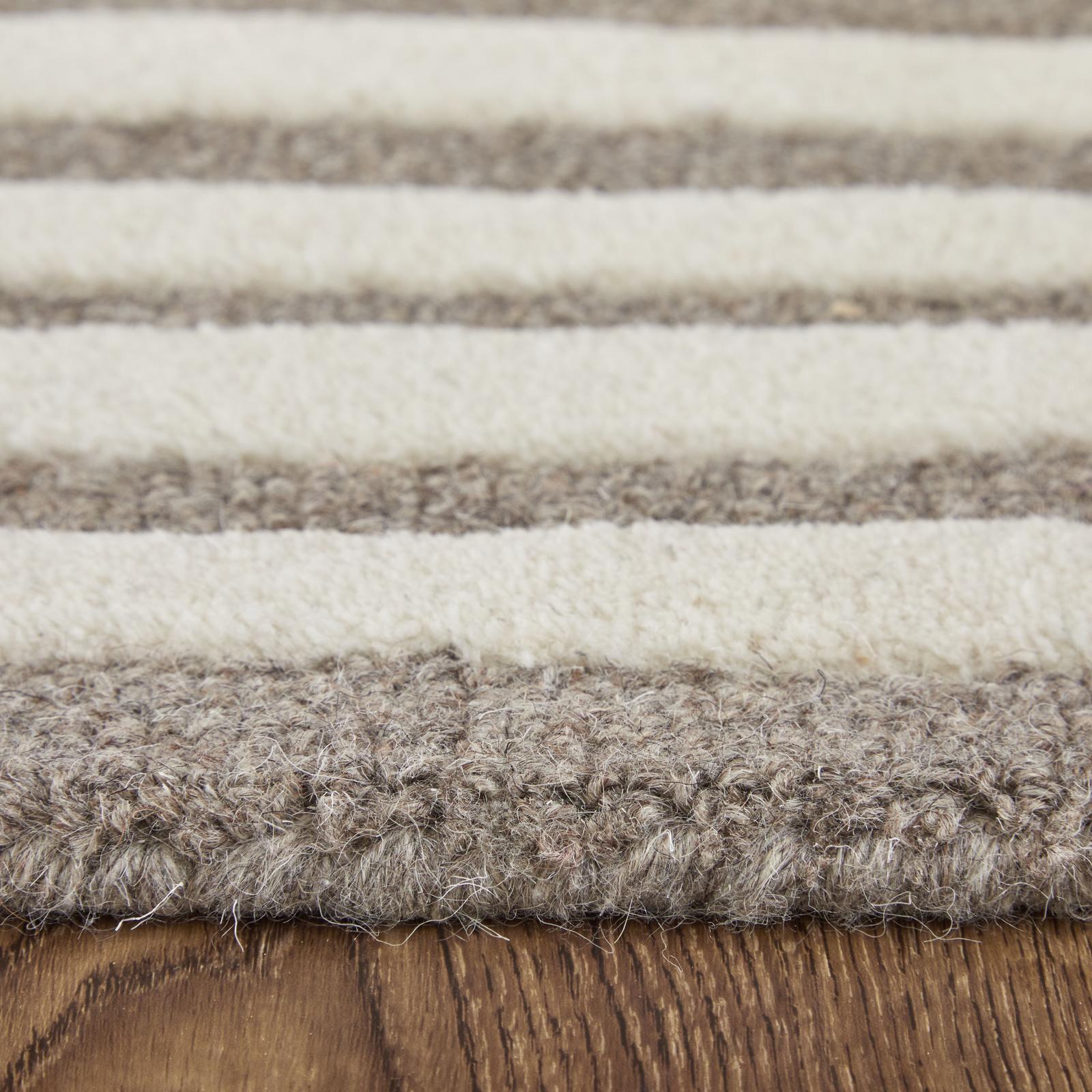 Feizy Kimball 8A31F Transitional Abstract Rug in Taupe/Ivory