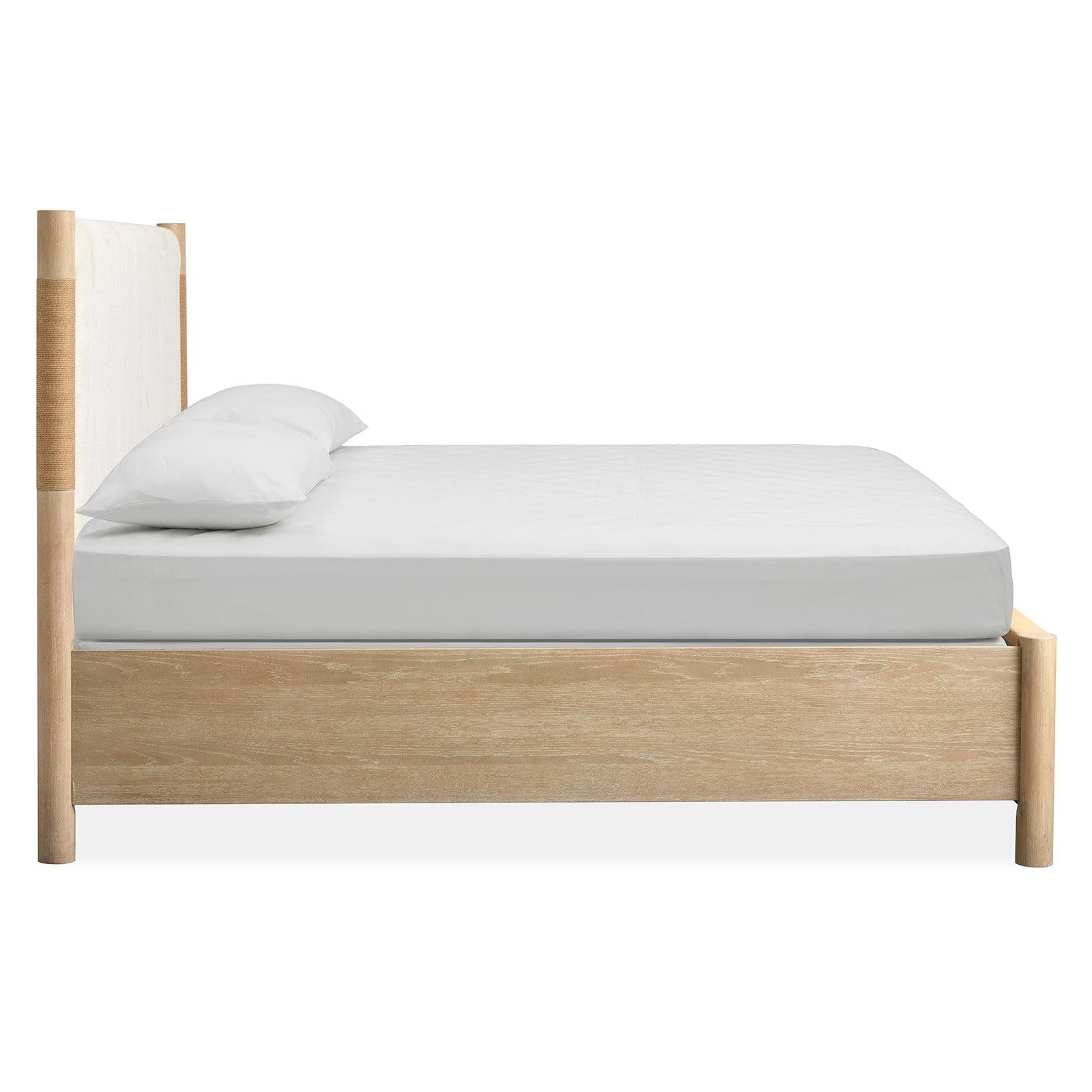 Salt Life Home Sunset Cove Sanibel Brown California King Panel Upholstered Bed