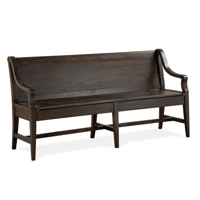 Magnussen Home Westley Falls Graphite Bench