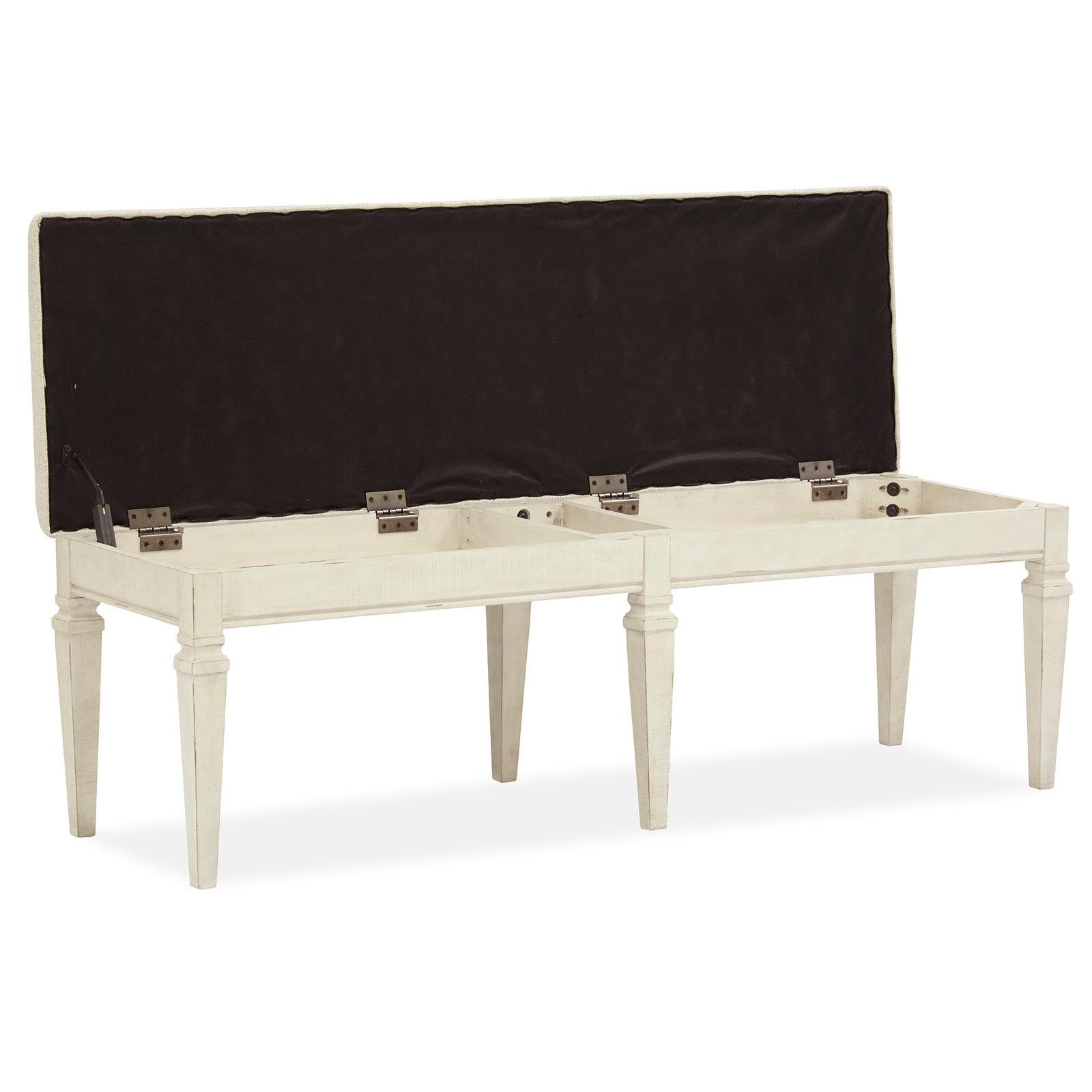 Magnussen Home Newport Alabaster Bench