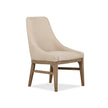 Magnussen Home Tristan Swiss Coffee Upholstered Arm Chair Set of 2