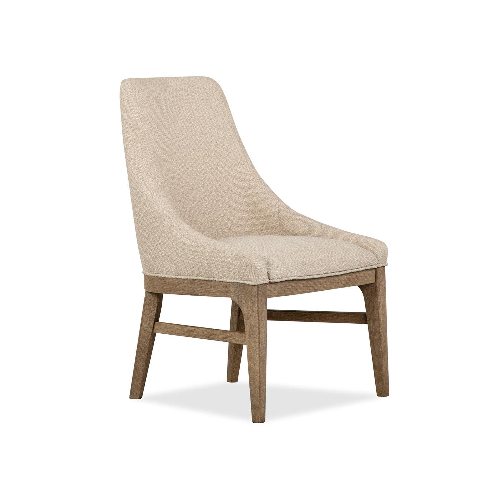 Magnussen Home Tristan Swiss Coffee Upholstered Arm Chair Set of 2