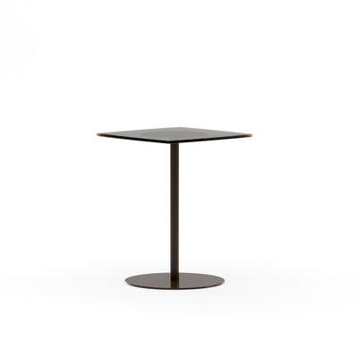 Caracole Resurface Bronze Glass Ped Side Table