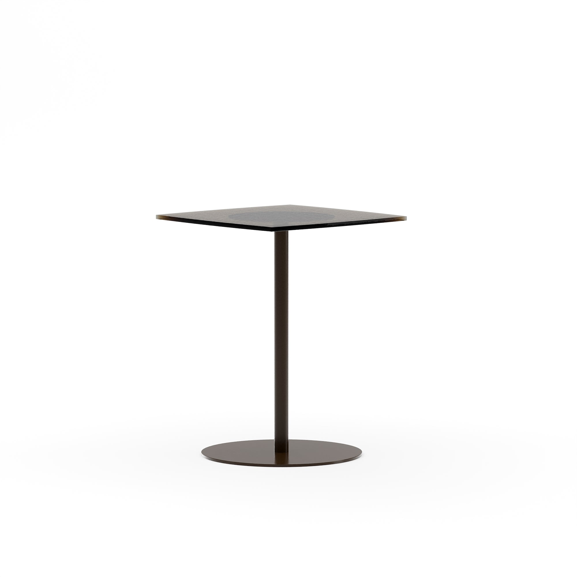 Caracole Resurface Bronze Glass Ped Side Table