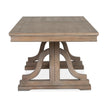 Magnussen Home Paxton Place Dovetail Grey Extendable Trestle Dining Table