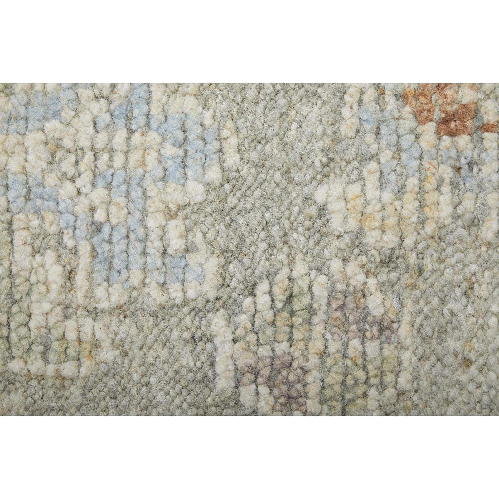 Feizy Grafton 69FNF Transitional Floral & Botanical Rug in Gray/Green/Blue
