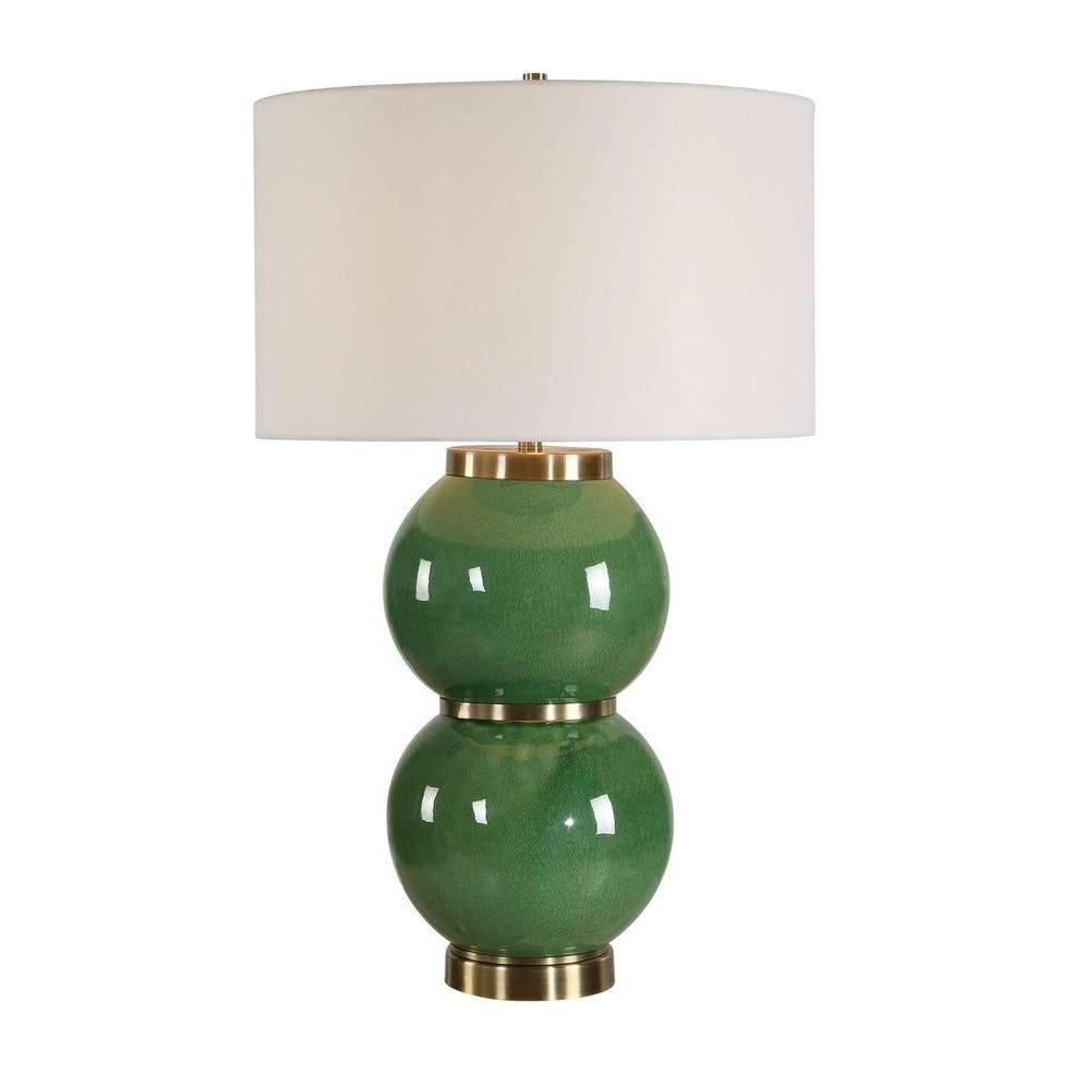 Uttermost Banner Green Spheres Table Lamp