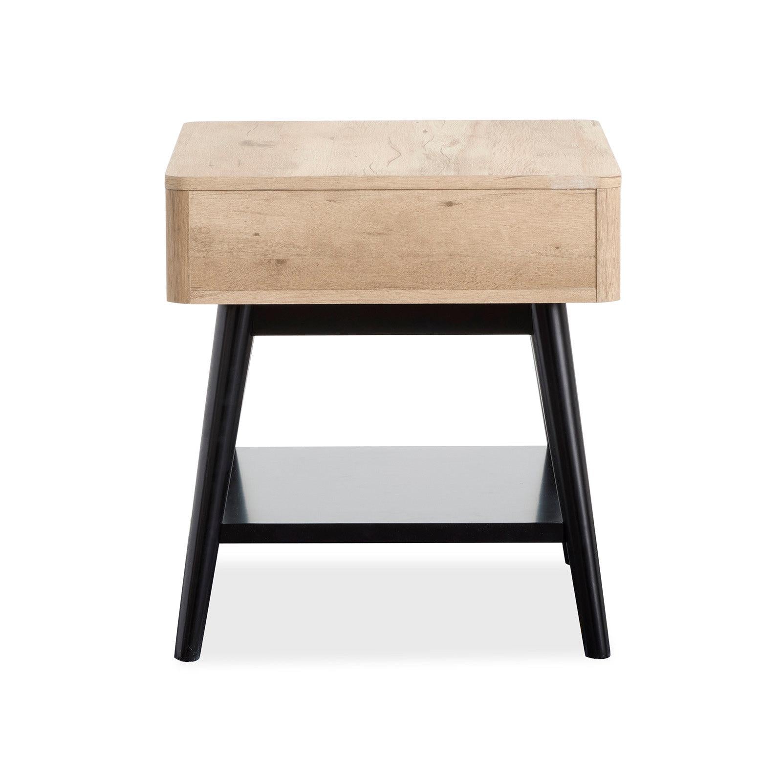 Magnussen Home Fletcher Driftwood Rectangular End Table