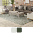 Feizy Belfort 8A28F Traditional Floral & Botanical Rug in Ivory/Green