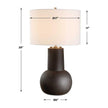 Uttermost Robson Rustic Bronze Table Lamp