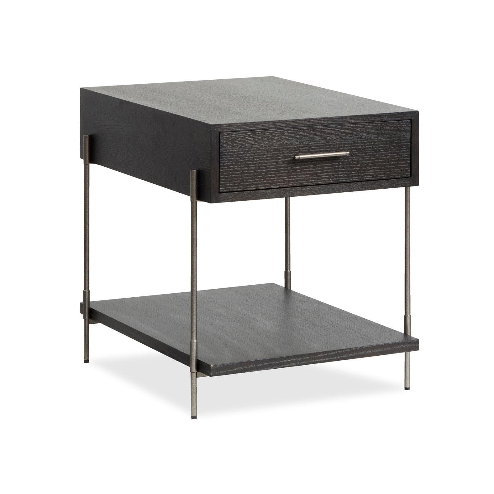 Magnussen Home Spencer Dark Briarsmoke Rectangular End Table