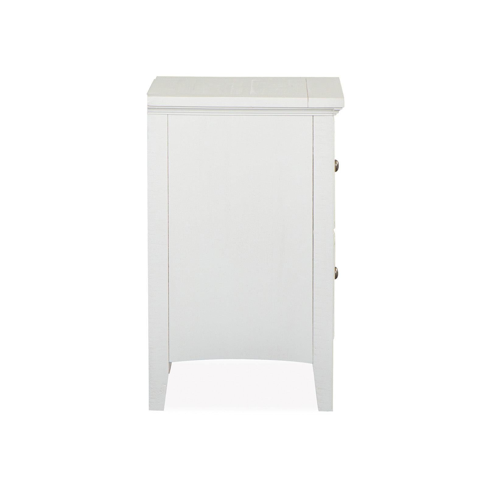 Magnussen Home Heron Cove Chalk White & Dovetail Grey Nightstand