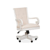 Magnussen Home Bronwyn Alabaster Fully Upholstered Swivel Chair
