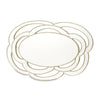 Michael Amini Camellia Field Wall Mirror - Antique Gold