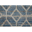 Feizy Mynka 39ICF Transitional Diamond in Blue/Ivory