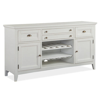 Magnussen Home Heron Cove Chalk White And Dovetail Grey Buffet