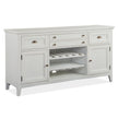Magnussen Home Heron Cove Chalk White And Dovetail Grey Buffet