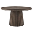 Magnussen Home Kavanaugh Weathered Kona Brown Extendable Round Dining Table