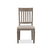 Magnussen Home Lancaster Dovetail Grey Upholstered Side Chair Set of 2