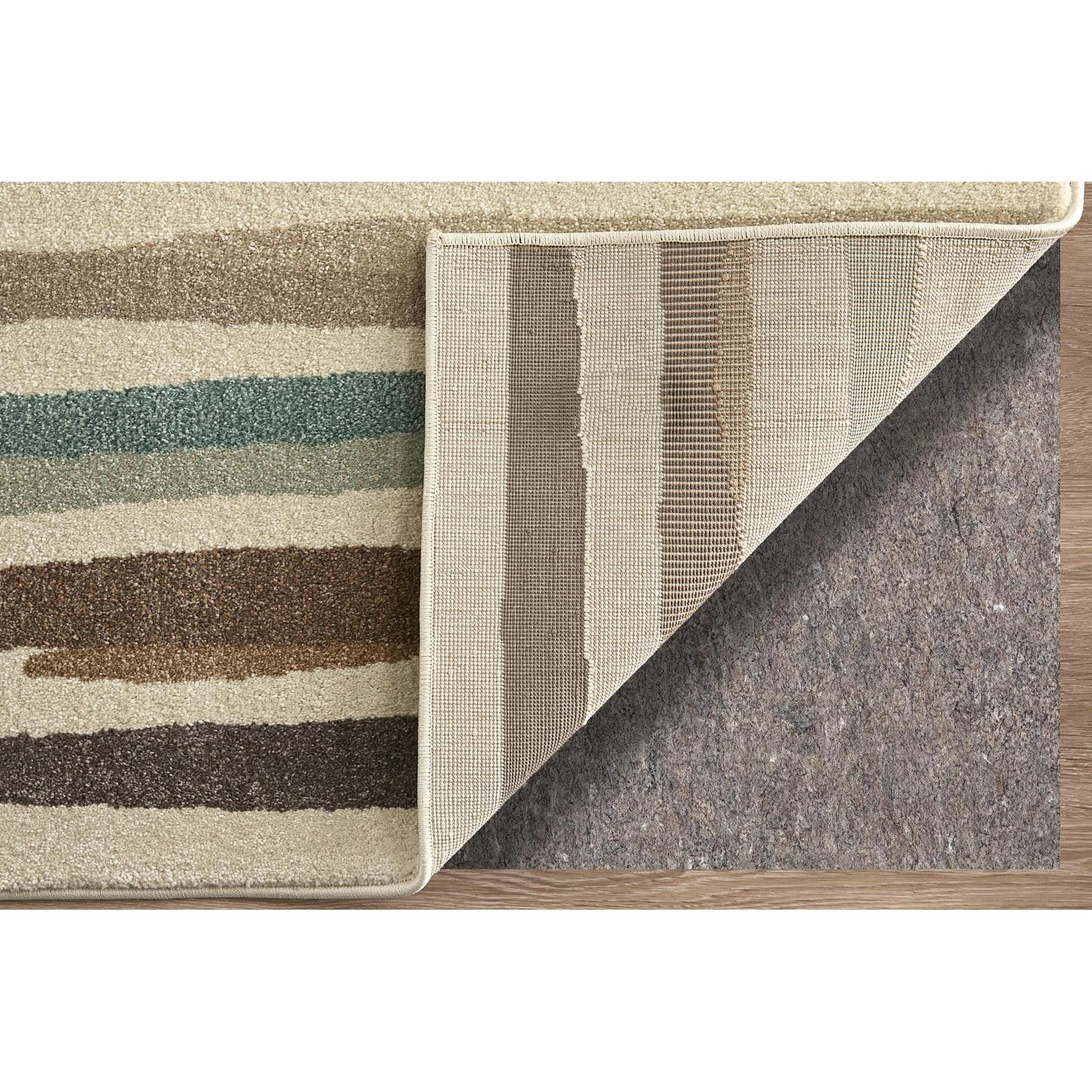 Feizy Eden 39QXF Modern Abstract Rug in Ivory/Brown/Blue