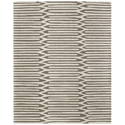 Feizy Kimball 8A31F Transitional Abstract Rug in Taupe/Ivory