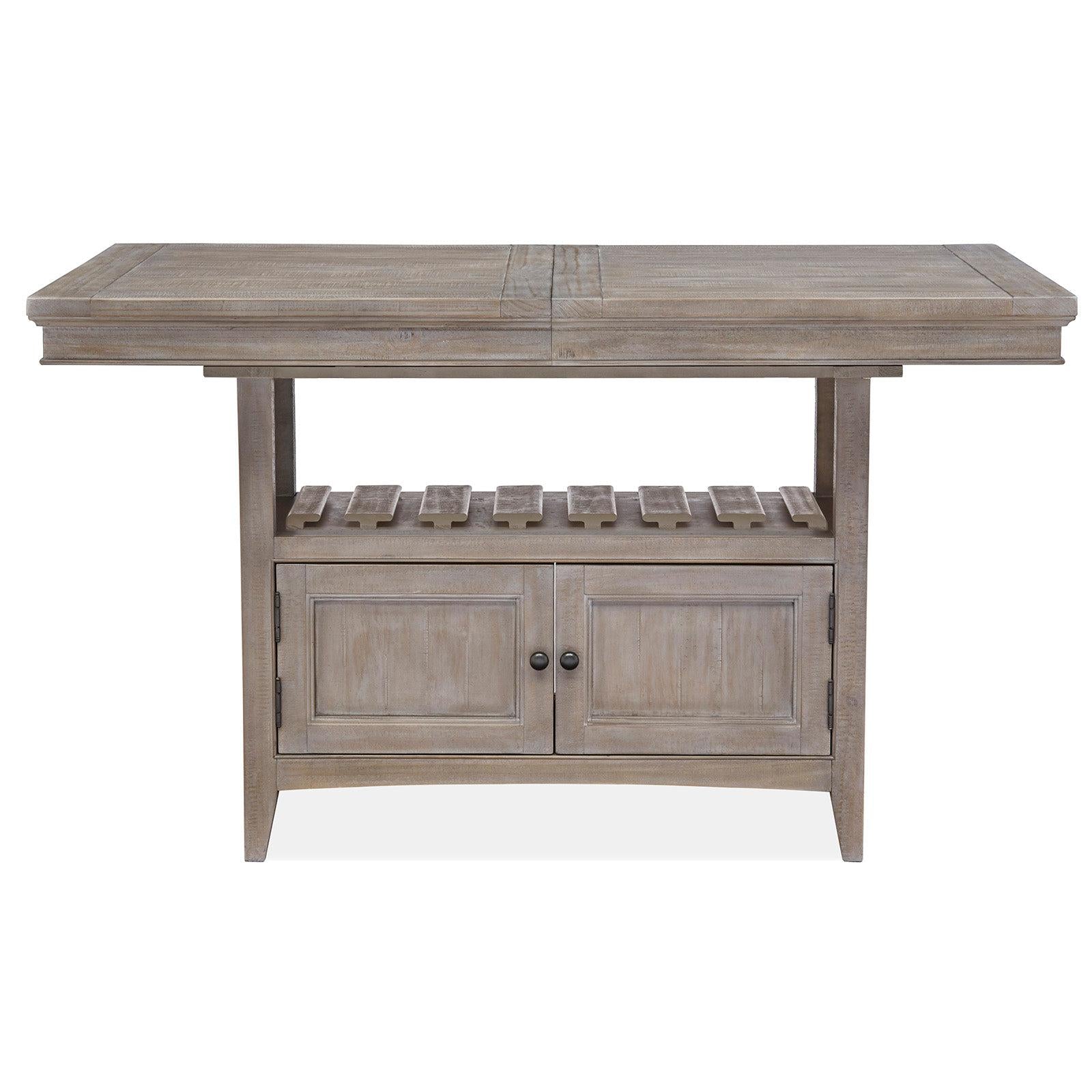 Magnussen Home Paxton Place Dovetail Grey Extendable Counter Height Dining Table