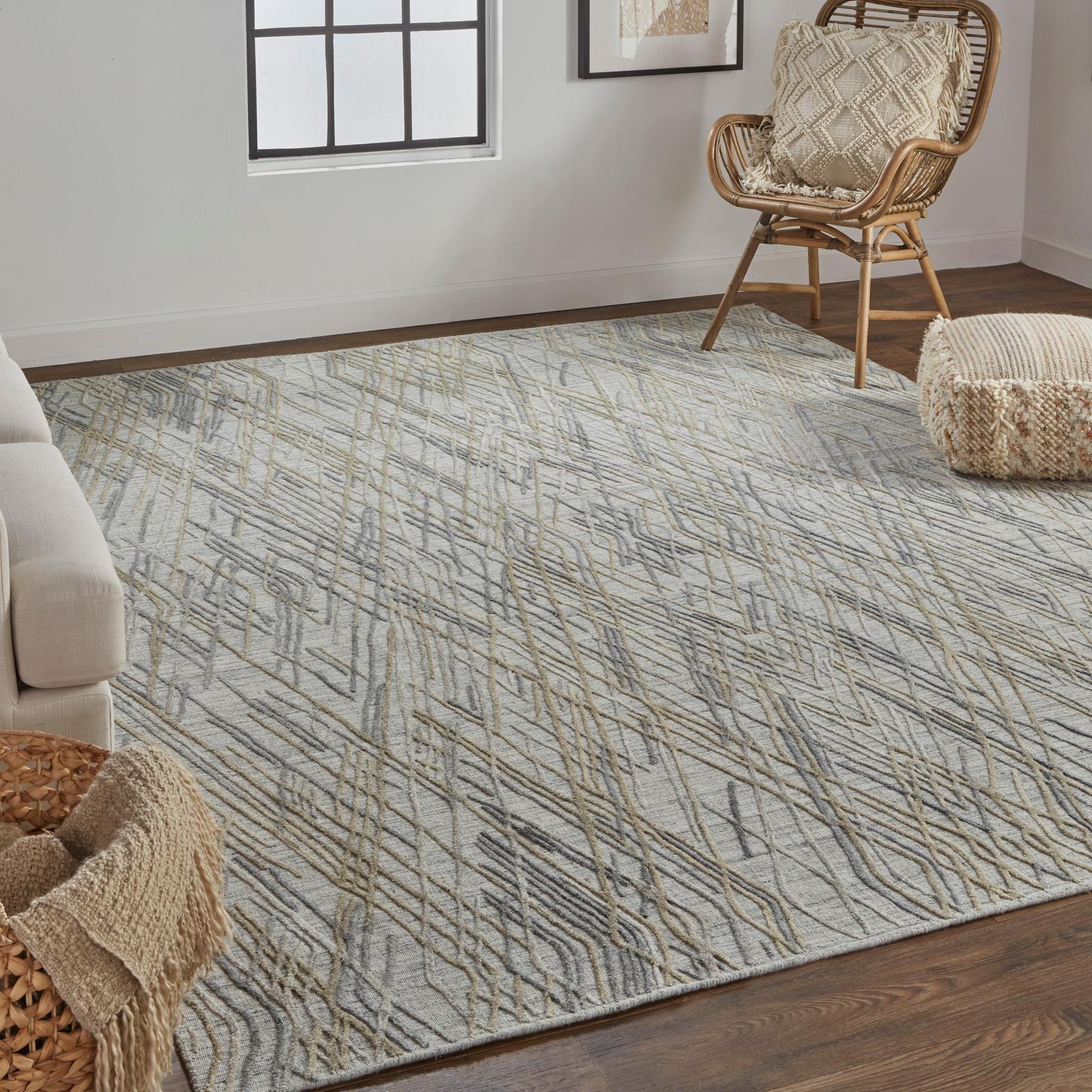 Feizy Elias 6589F Modern Abstract Rug
