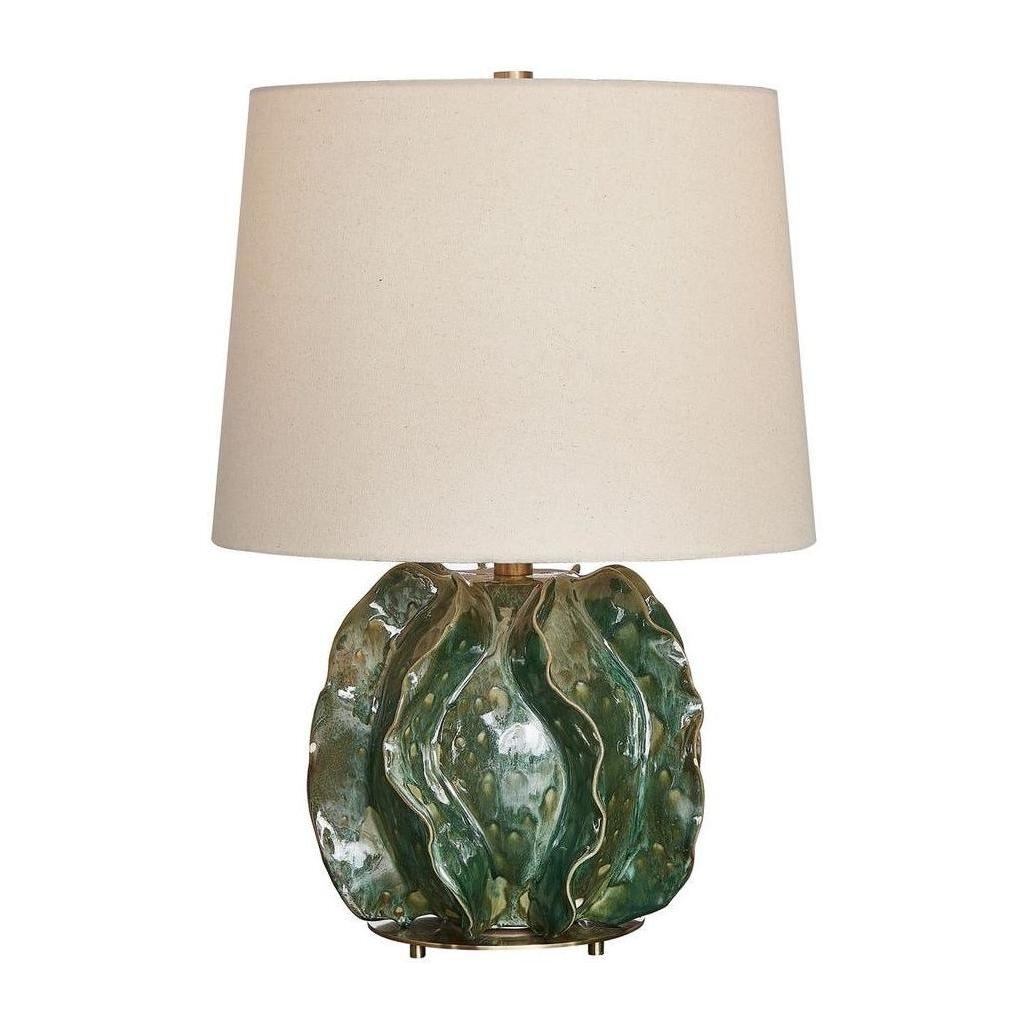 Uttermost Guinevere Deep Green Table Lamp
