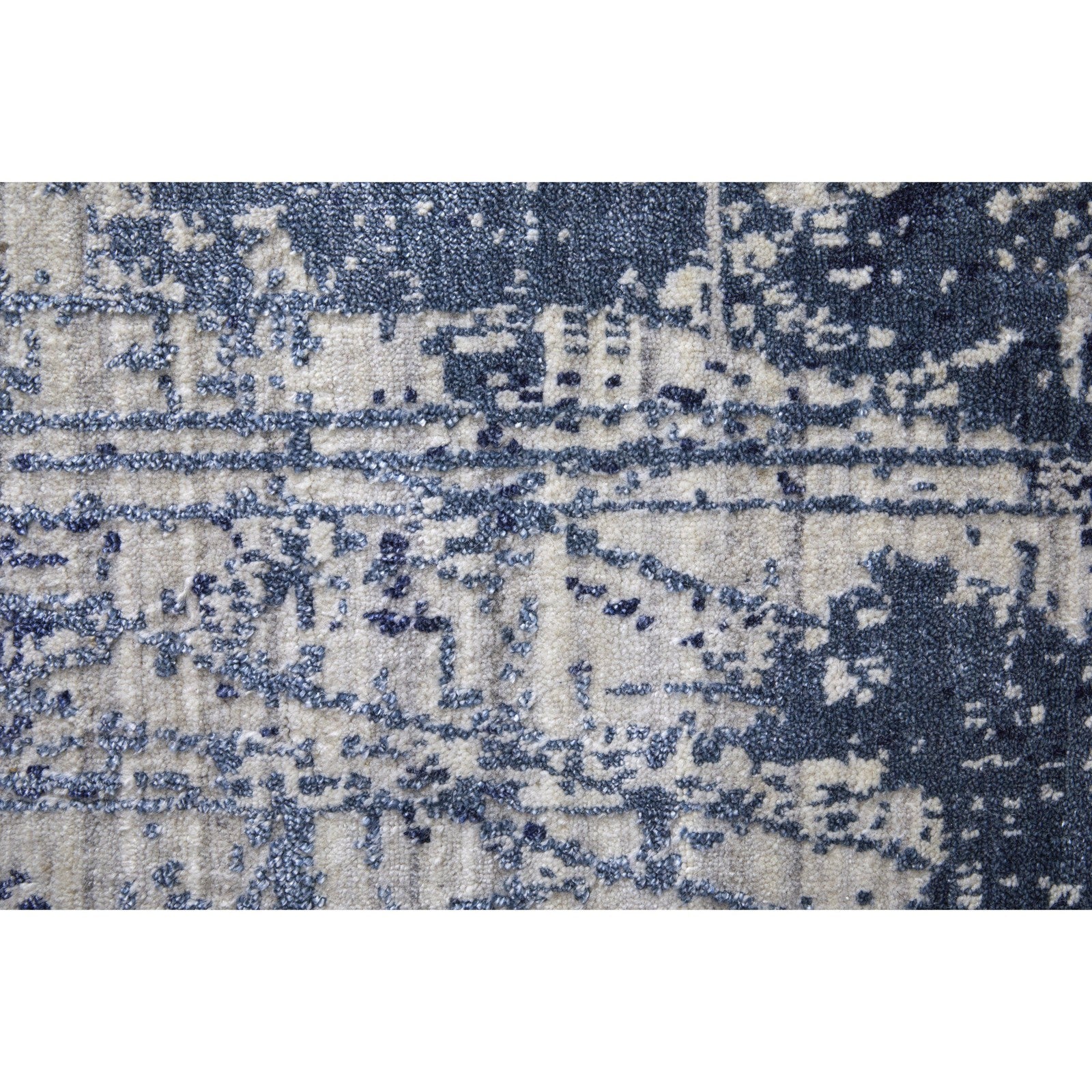 Feizy Eastfield 69AEF Modern Abstract in Blue/Ivory
