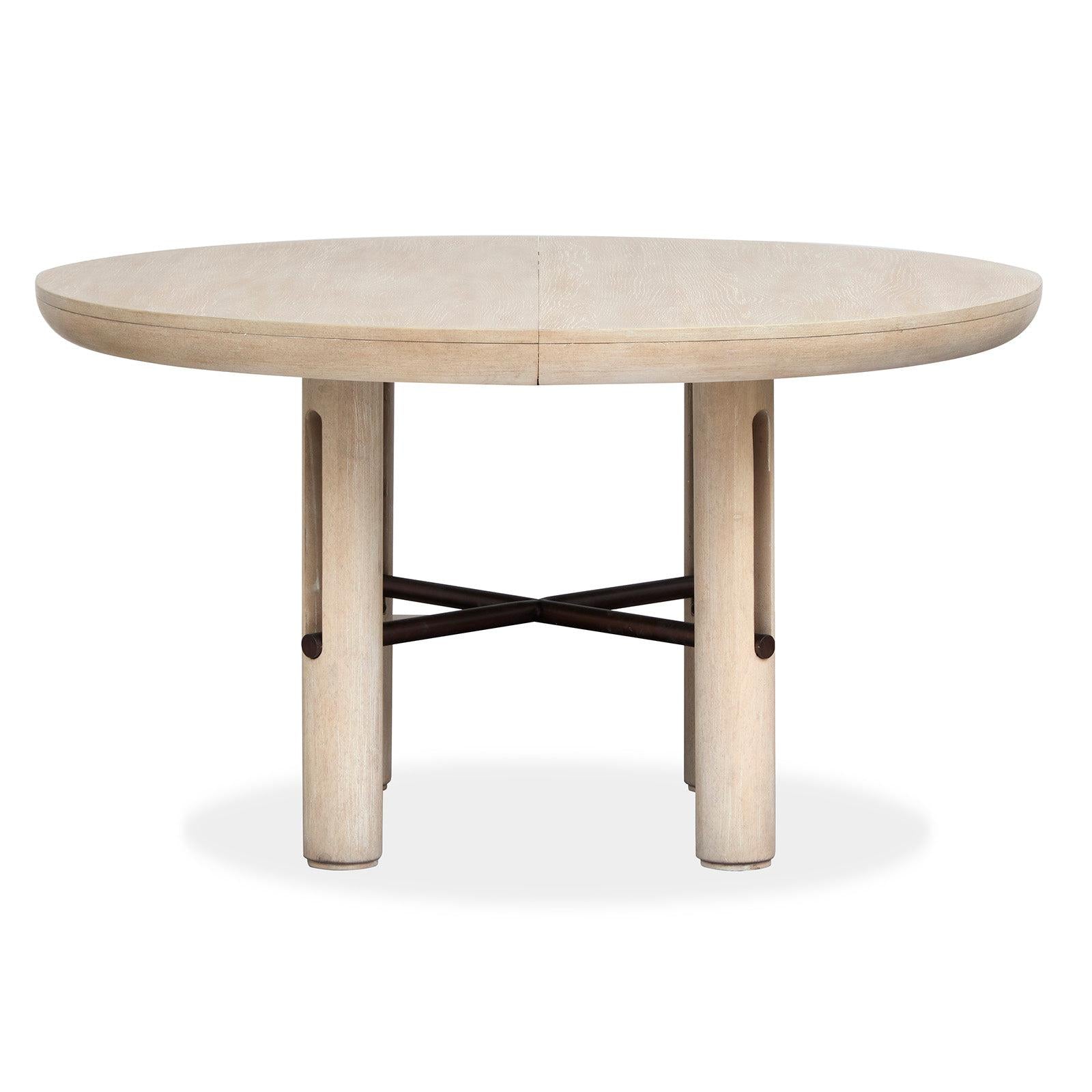 Salt Life Home Sunset Cove Sanibel Brown Extendable Round Dining Table