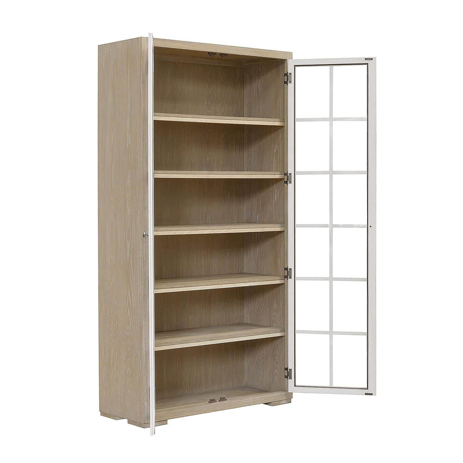 Pulaski Furniture Pulaski Furniture Accents Natural Wood Finish Door Bookcase