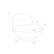 Sunpan Franze Swivel Lounge Chair